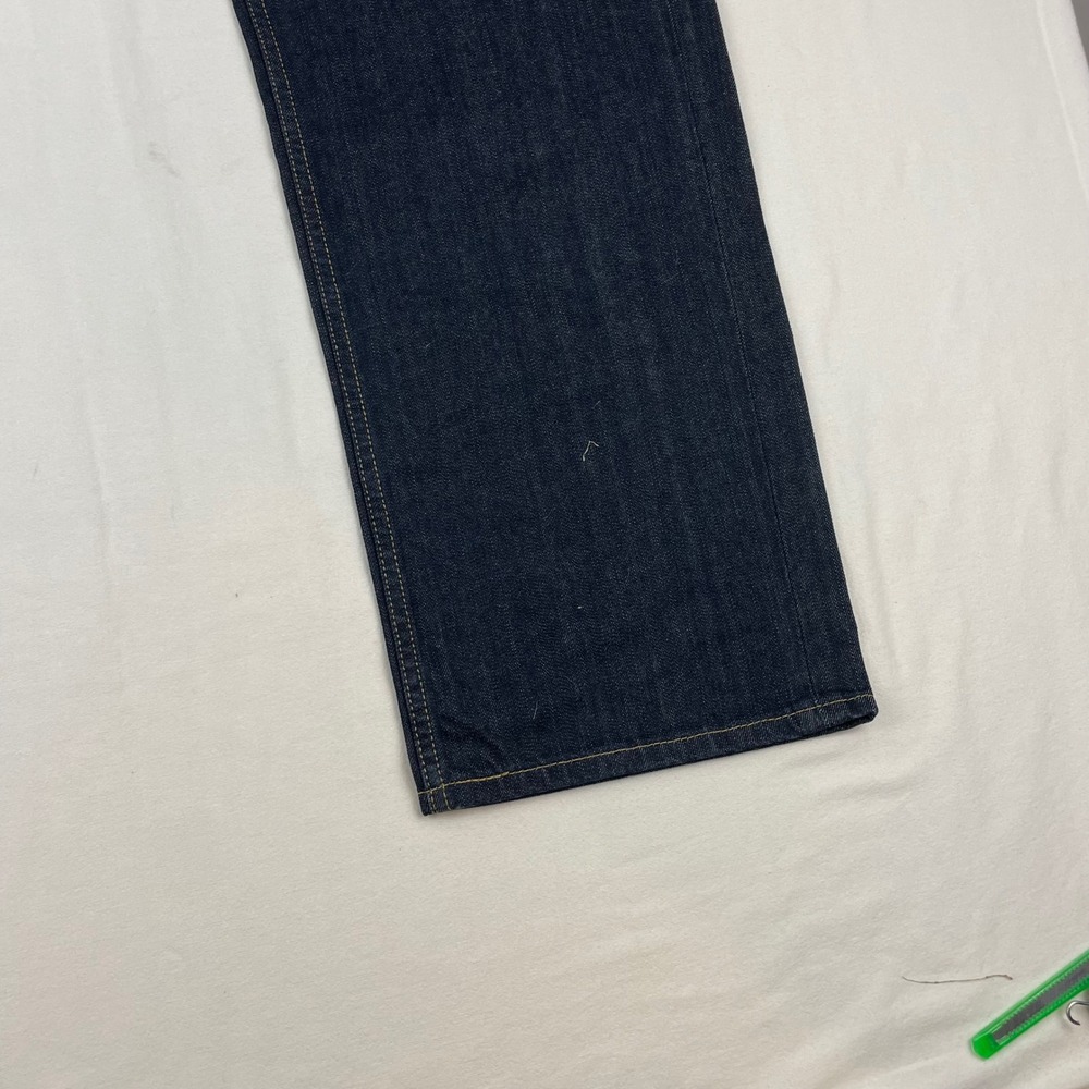 Levis 559 Relaxed Straight Jeans Mens 42x30 Dark Indigo Blue Denim 00559-4010 - Picture 4 of 10